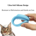 4 Pack Soft Silicone Finger Cat Toothbrush for Oral Care - GreenFur