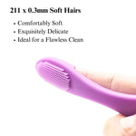 4 Pack Soft Silicone Finger Cat Toothbrush for Oral Care - GreenFur