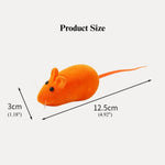 4 Pack Squeaky Realistic Mouse Shape Pet Toy Cat Interactive Toy - GreenFur