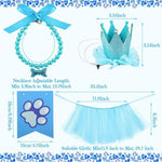 4 PCS Set Birthday Party Costume for Pets - GreenFur