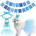 4 PCS Set Birthday Party Costume for Pets - GreenFur