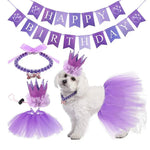 4 PCS Set Birthday Party Costume for Pets - GreenFur