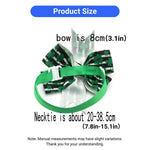 4 Pcs Set St Patrick Day Pet Accessories Collar for Cats and Dogs - GreenFur