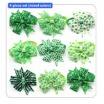 4 Pcs Set St Patrick Day Pet Accessories Collar for Cats and Dogs - GreenFur