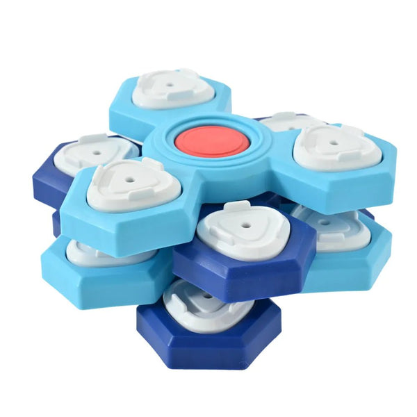4 Spinning Layers Pet Training Rotate Dog Puzzle Toys - GreenFur