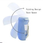 450ml Curved Wide Mouth Design Portable Foldable Dog Water Bottle - GreenFur
