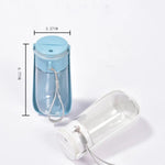 450ml Curved Wide Mouth Design Portable Foldable Dog Water Bottle - GreenFur