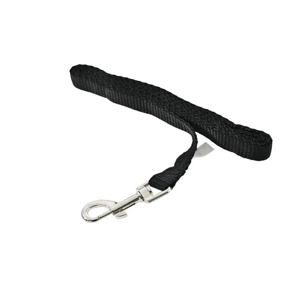 47.2 Inches Long Pet Outdoor Durable Black Nylon Dog Leash - GreenFur