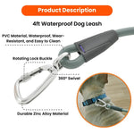 4ft Waterproof Easy to Clean PVC Dog Leash with Zinc Alloy Buckle - GreenFur
