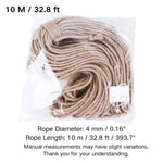 4mm Thick Cat Tree Post Wrapping Jute Rope Cat Jute Twine - GreenFur