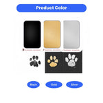 4Pcs Pet Souvenirs Set 1 Ink Pads and 2 Paper Pet Inkless Paw Print Kit - GreenFur