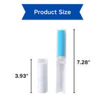 4PCS Reusable Foldable Sticky Lint Roller Pet Hair Remover - GreenFur