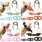 5 Pack Detachable Adjustable Reptile Lizard Wing Leas Bearded Dragon Leashes and Harnesses - GreenFur