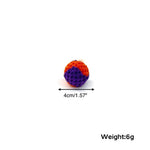 5 Pack Double Color Blush Ball Interactive Cat Toy - GreenFur