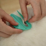 5 Pack Mini Cat Brush Hair Clipper Detangling Pet Knotting Comb - GreenFur