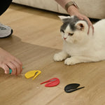 5 Pack Mini Cat Brush Hair Clipper Detangling Pet Knotting Comb - GreenFur
