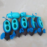 5 Pcs Interactive Cat Feeding Mice Toy Treat Dispenser Set - GreenFur