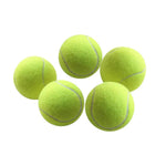 5 Pcs Tennis Ball for Petfairs Dog Ball Launcher Interactive Dogs Playing Balls - GreenFur