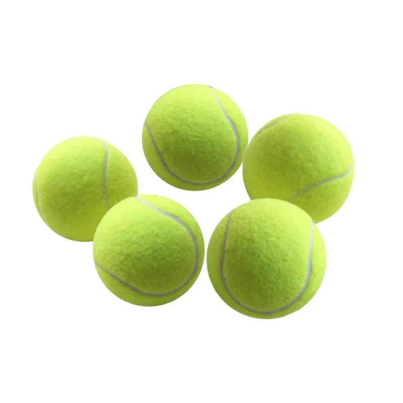 5 Pcs Tennis Ball for Petfairs Dog Ball Launcher Interactive Dogs Playing Balls - GreenFur