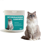 50pcs/Box Thickened Portable No - Rinse Cat Chin Blackhead Clean Wipes - GreenFur