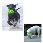 5.5" Interactive and Squeaky Dog Toys Ball - GreenFur