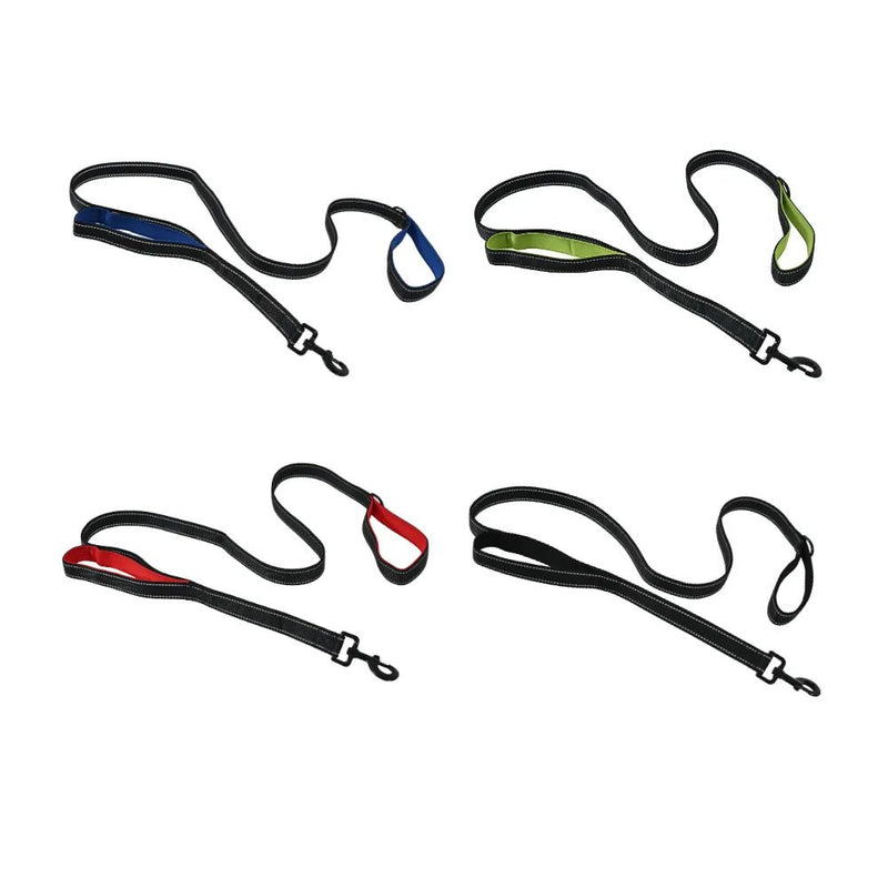 59'' Double - Layer Reflective Dog Leash for Large and Medium Dogs - GreenFur