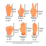6 Pcs Interactive Funny Cat Teaser Rubber Massage Finger Sleeve - GreenFur