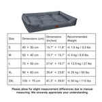 600D Oxford Fabric Dog Bed Non - slip Outdoor Pet Bed - GreenFur