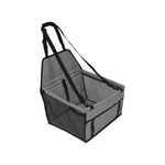 600D Oxford Fabric Foldable Pet Car Seat Bed Mesh Ventilation Dog Car Seat - GreenFur