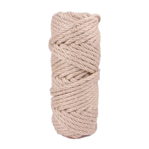 6mm Thick Cat Tree Post Wrapping Jute Rope Cat Jute Twine - GreenFur