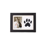 7" Cat Dog Memory Keepsake Photo Display Table Pet Paw Print Picture Frame - GreenFur