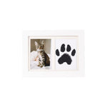 7" Cat Dog Memory Keepsake Photo Display Table Pet Paw Print Picture Frame - GreenFur