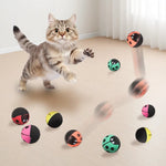 70 Pieces Per Box Cute Ladybug Shaped High Elastic Cat Toy Ball - GreenFur