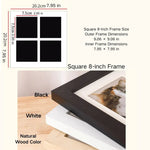 8" Pet Memory Keepsake Photo Display Table Cat Dog Paw Print Picture Frame - GreenFur