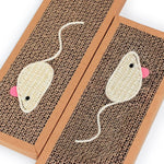 8.66" x 17.72" x 1.38" Wholesale Pet Cardboard Corrugated Paper Cat Scratch Board - GreenFur