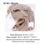 8mm Thick Cat Tree Post Wrapping Jute Rope Cat Jute Twine - GreenFur