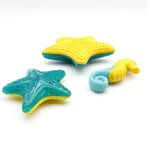 Starfish Shape Squeaky Luminous Toy TPR Floatable Dog Toys