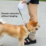 9.8 Ft One - Touch Control Retractable Dog Leash - GreenFur