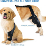 Adjustable Acl Injury Leg Recovery Dog Knee Brace - GreenFur