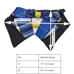 Adjustable and Stylish Cotton Bow Tie Bandanas for Cats - GreenFur