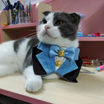 Adjustable and Stylish Cotton Bow Tie Bandanas for Cats - GreenFur