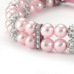 Adjustable Beautiful Pearl Puppy Kitten Collar - GreenFur