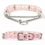 Adjustable Beautiful Pearl Puppy Kitten Collar - GreenFur
