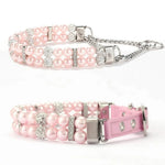 Adjustable Beautiful Pearl Puppy Kitten Collar - GreenFur