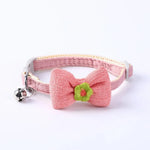 Adjustable Bow - Tie Style Polyester Puppy Kitten Collar - GreenFur