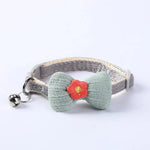 Adjustable Bow - Tie Style Polyester Puppy Kitten Collar - GreenFur