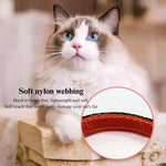 Adjustable Breakaway Buckle Cat Collar with Bell - GreenFur