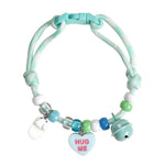 Adjustable Breathable Cute Polyester Cat Collar with Bell - GreenFur