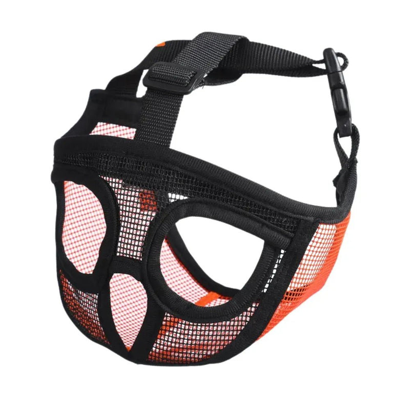 Adjustable Breathable Mesh Muzzle for Bulldogs Short - Snout Dogs - GreenFur