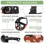 Adjustable Breathable Mesh Muzzle for Bulldogs Short - Snout Dogs - GreenFur